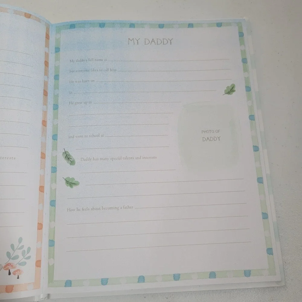 Stepping Stones‎ Memory Book Baby's First Year Forest Animals Record Book 0533